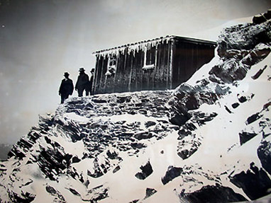 The Quintino Sella Hut in 1855